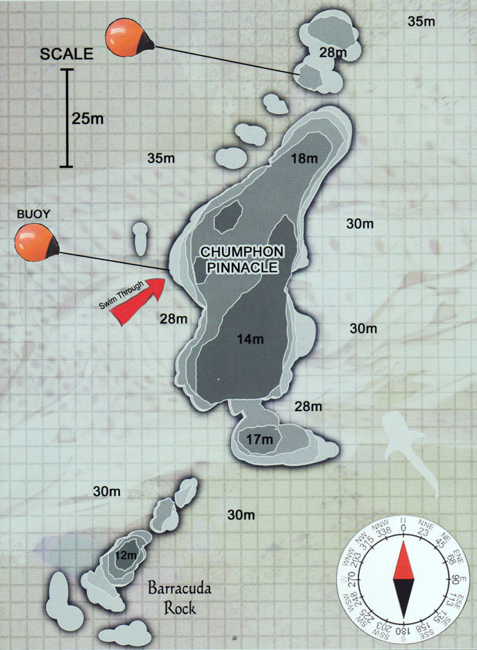 Chumphon Pinnacle — глубоководный дайв-сайт