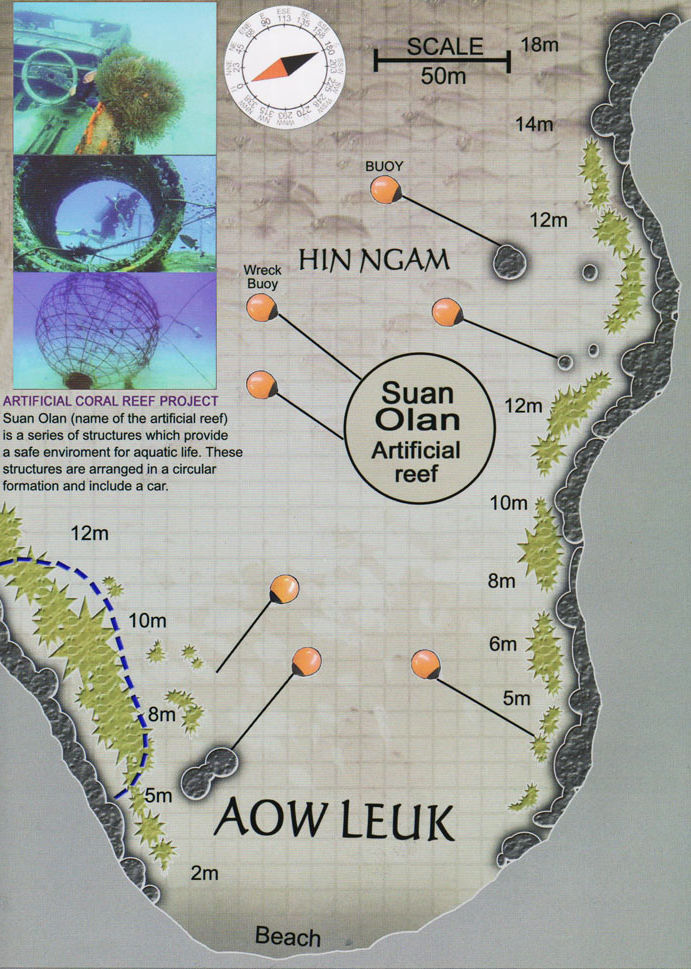 Hin Ngam и Aow Leuk — дайв-сайты